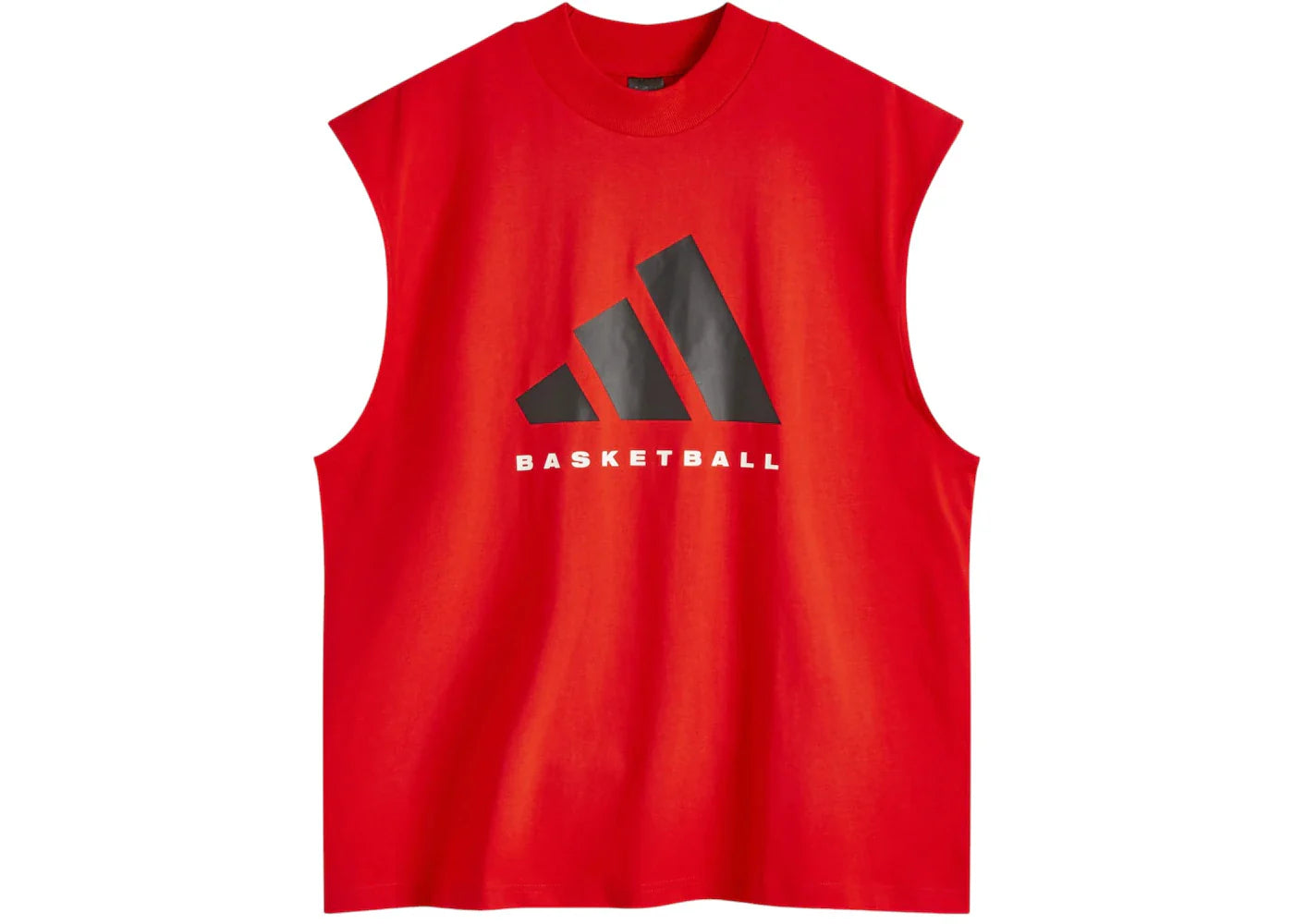 adidas Basketball Sleeveless T-shirt Red