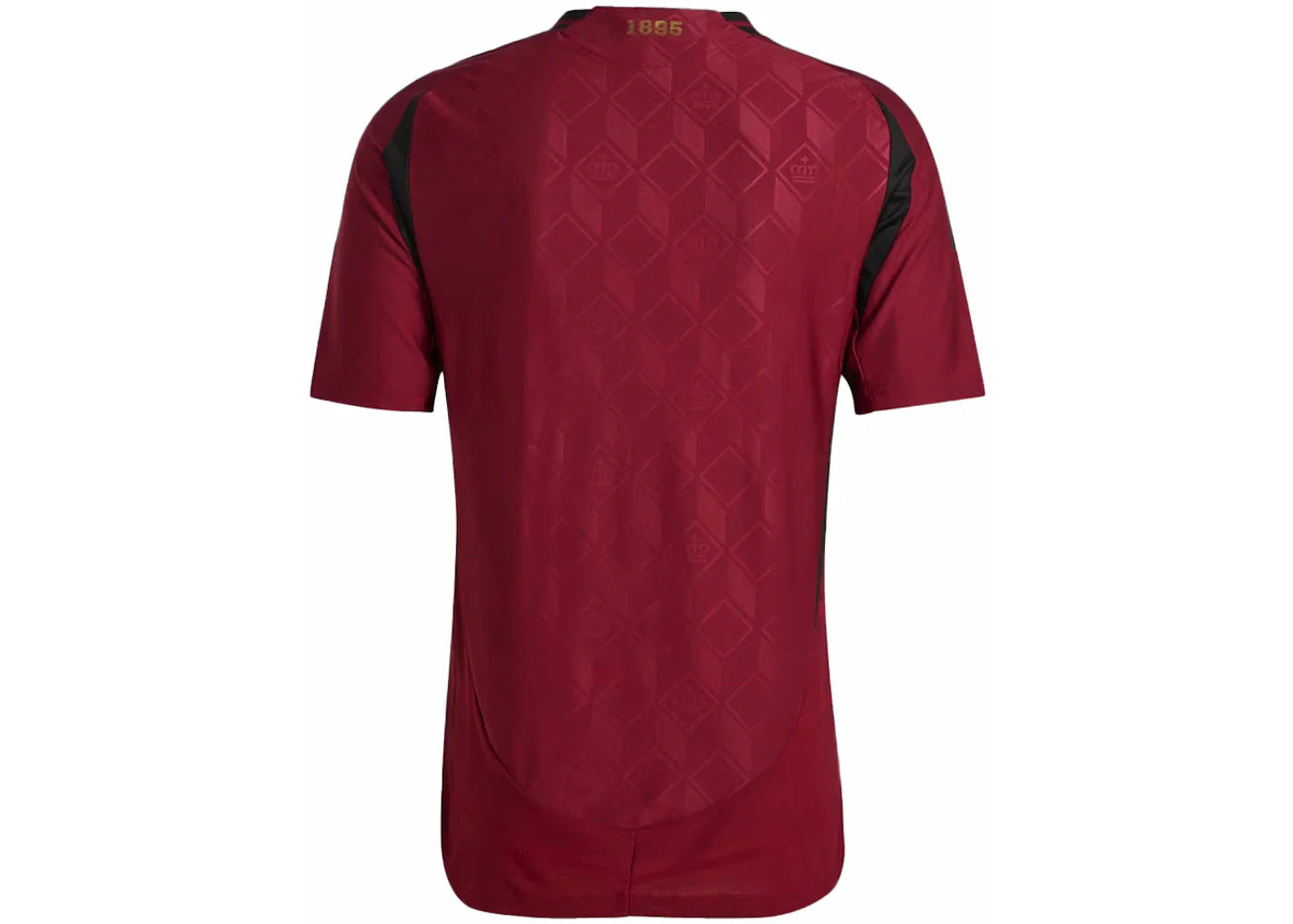 adidas Belgium 2024 Home Authentic Jersey Team Coll Burgundy