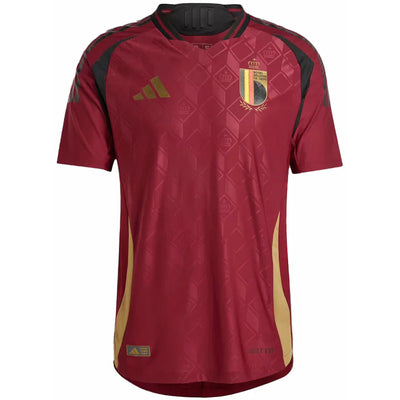 adidas Belgium 2024 Home Authentic Jersey Team Coll Burgundy