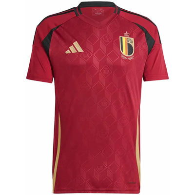 adidas Belgium 24 Home Jersey Team Coll Burgundy