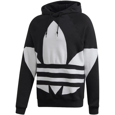 adidas Big Trifoil Pullover Hoodie Black/White