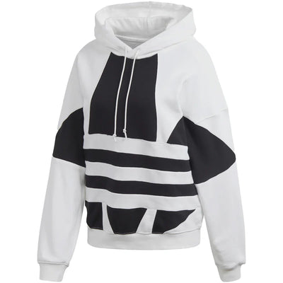 adidas Big Trifoil Pullover Hoodie White/Black