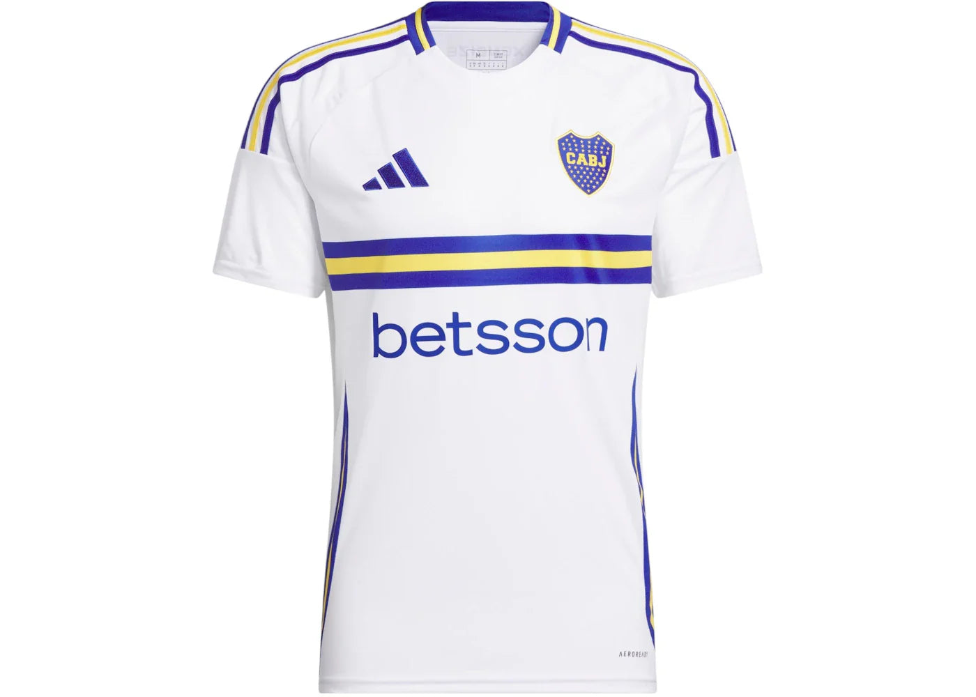 adidas Boca 24/25 Away Jersey White/Semi Lucid Blue/Bold Gold