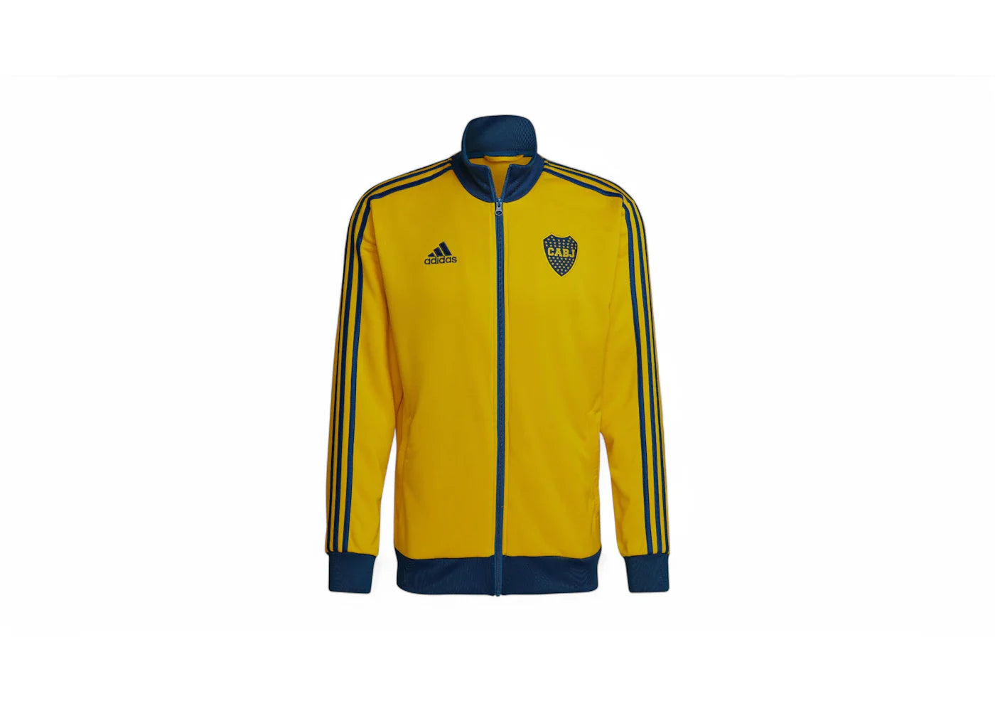 adidas Boca 3-Stripes Track Top Yellow