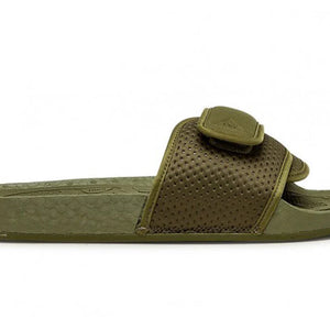 adidas Boost Slide Pharrell Olive Cargo