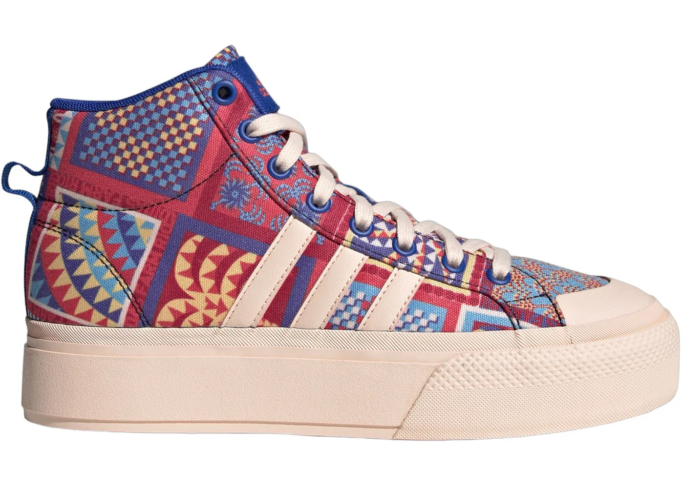 adidas Bravada 2.0 Platform Mid Bliss Orange Bold Blue (Women's)