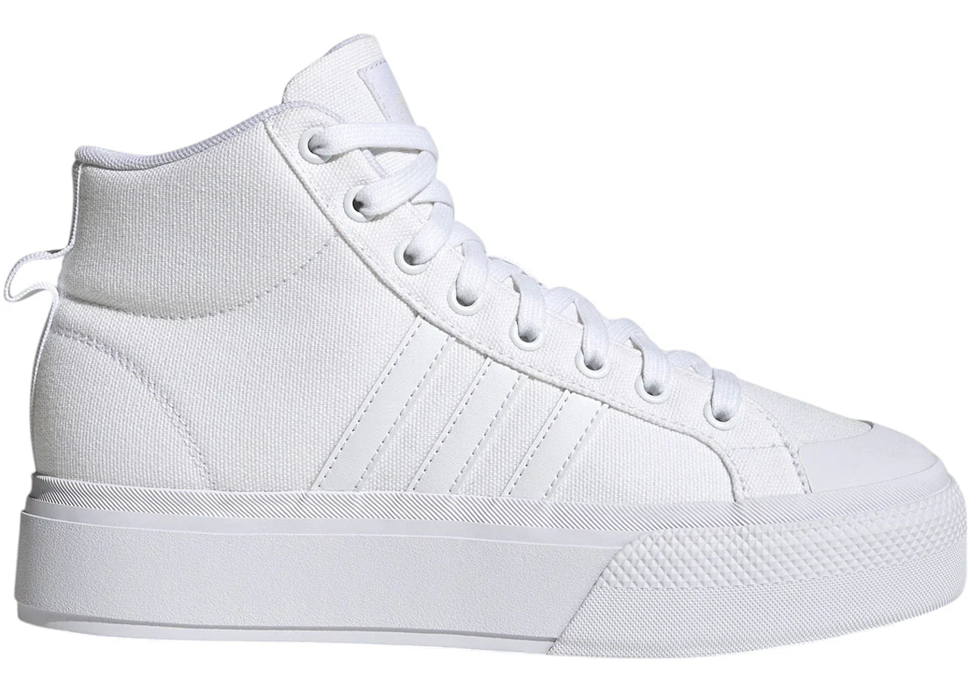 adidas Bravada 2.0 Platform Mid Cloud White Chalk White