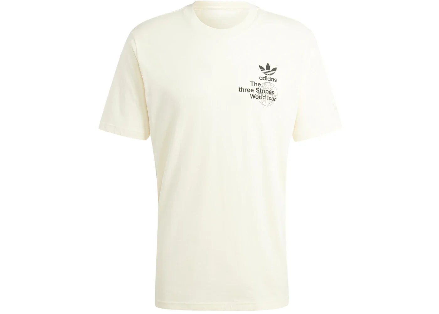 adidas Bt Short Sleeve T-Shirt Cream White