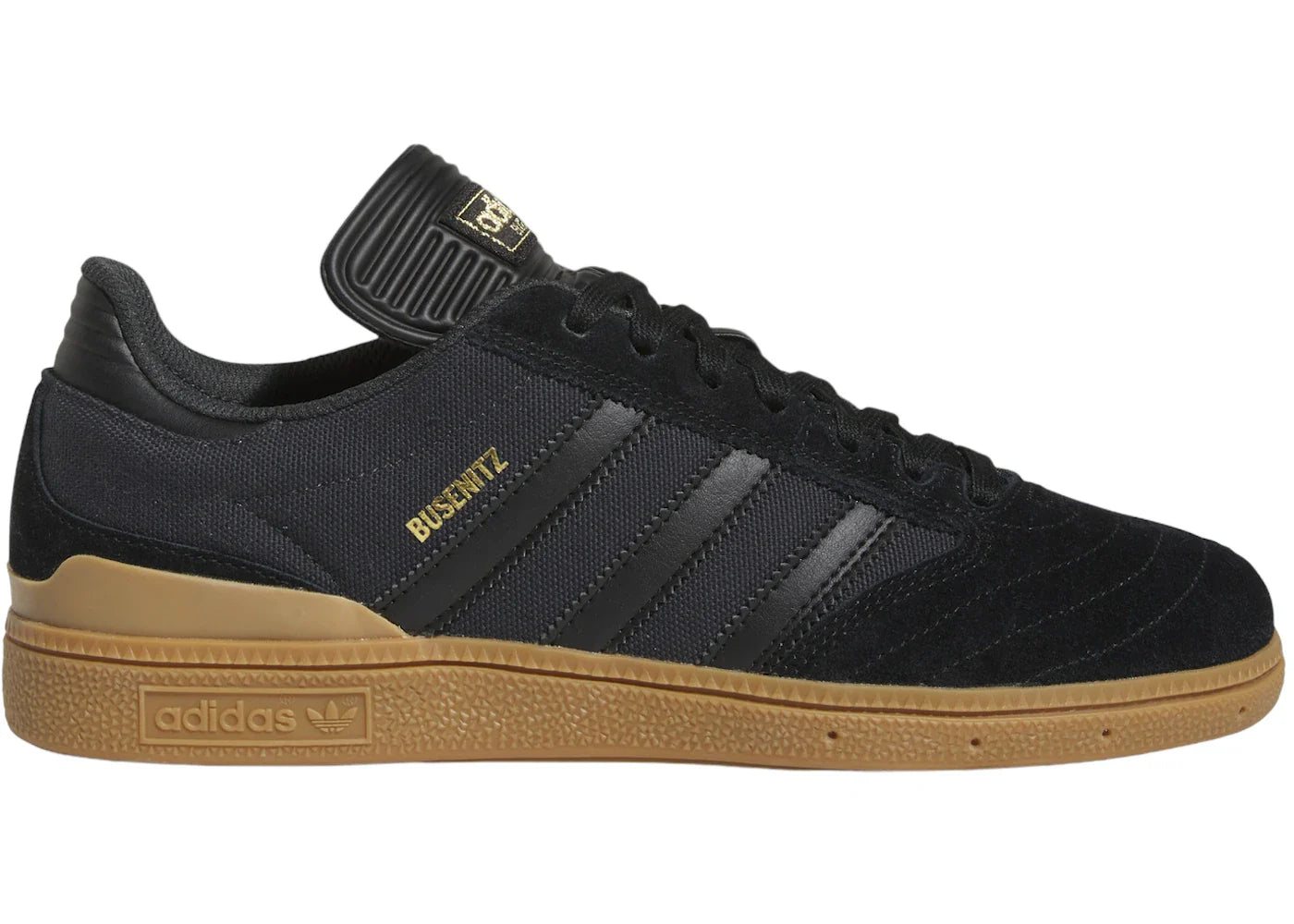 adidas Busenitz Core Black Carbon Gold Metallic