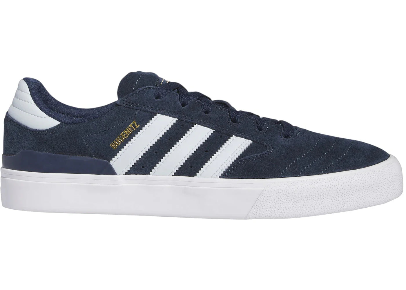adidas Busenitz Vulc II Collegiate Navy Halo Blue Gold Foil