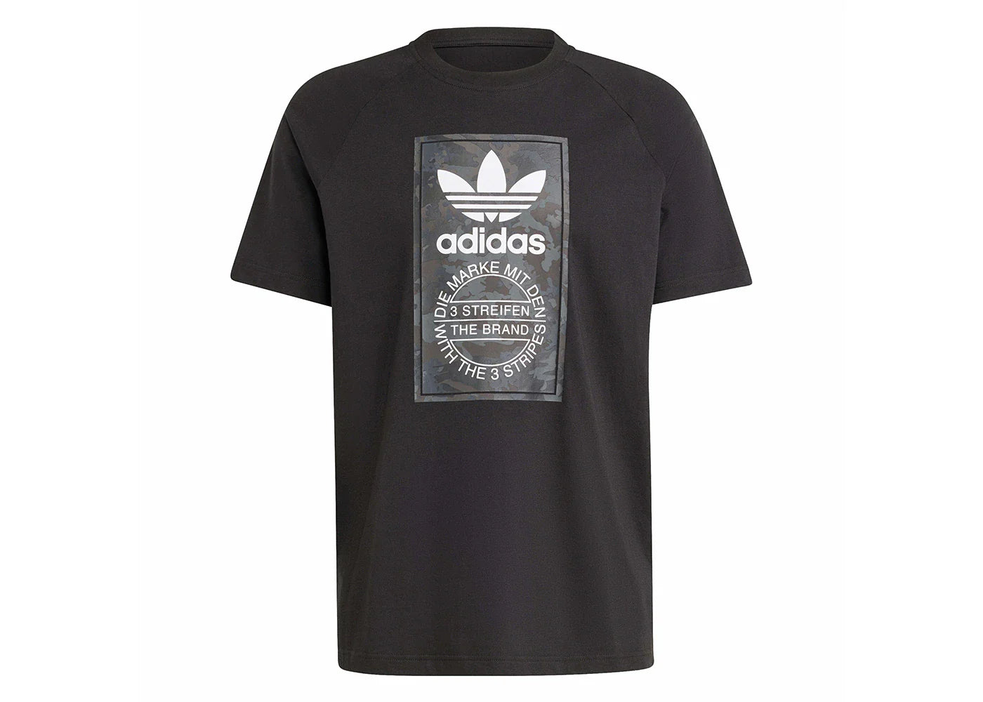 adidas Camo Tongue Tee Black