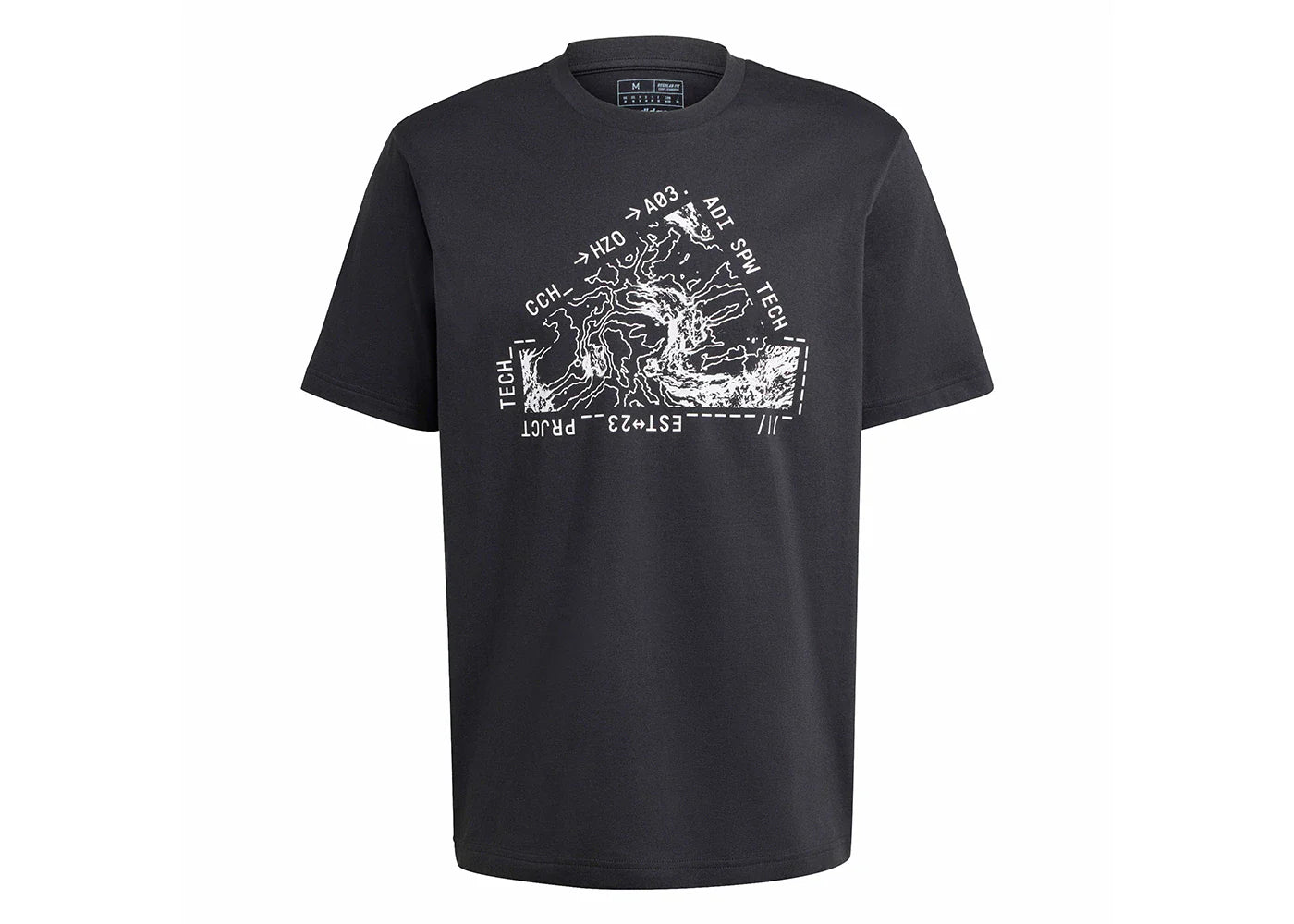 adidas City Escape Landscape Graphic Tee Black