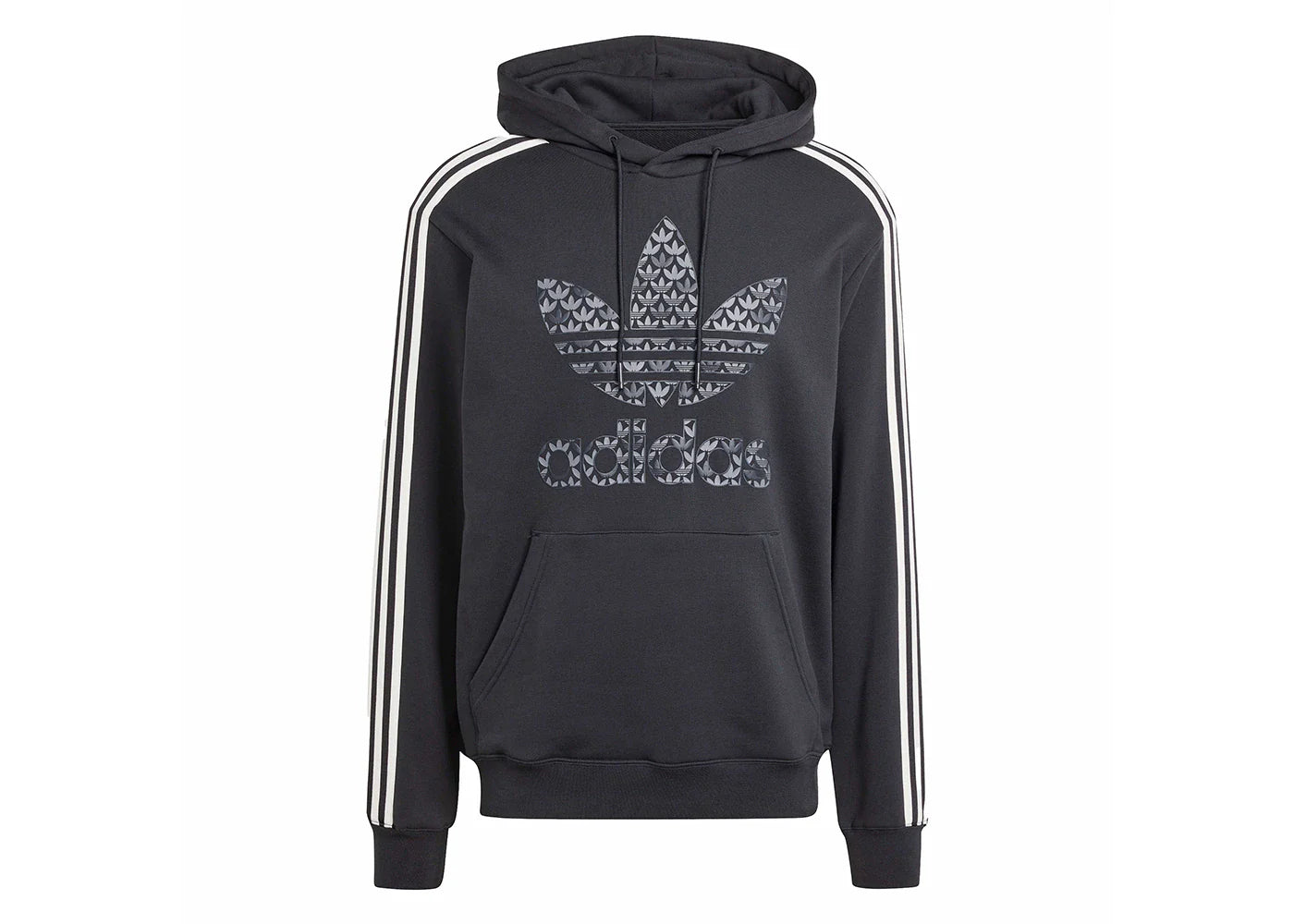 adidas Classic Mono Graphic Hoodie Black