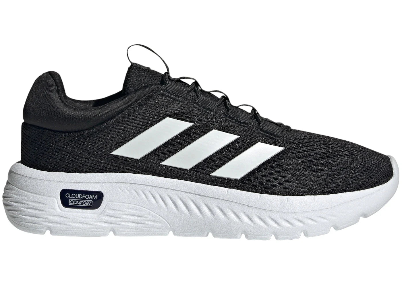 adidas Cloudfoam Comfy Core Black Cloud White (Women's)