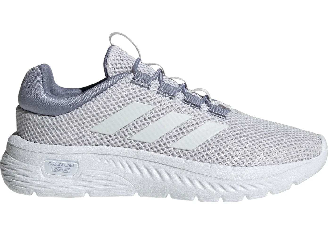 adidas Cloudfoam Comfy Dash Grey Cloud White Silver Violet (Women's)