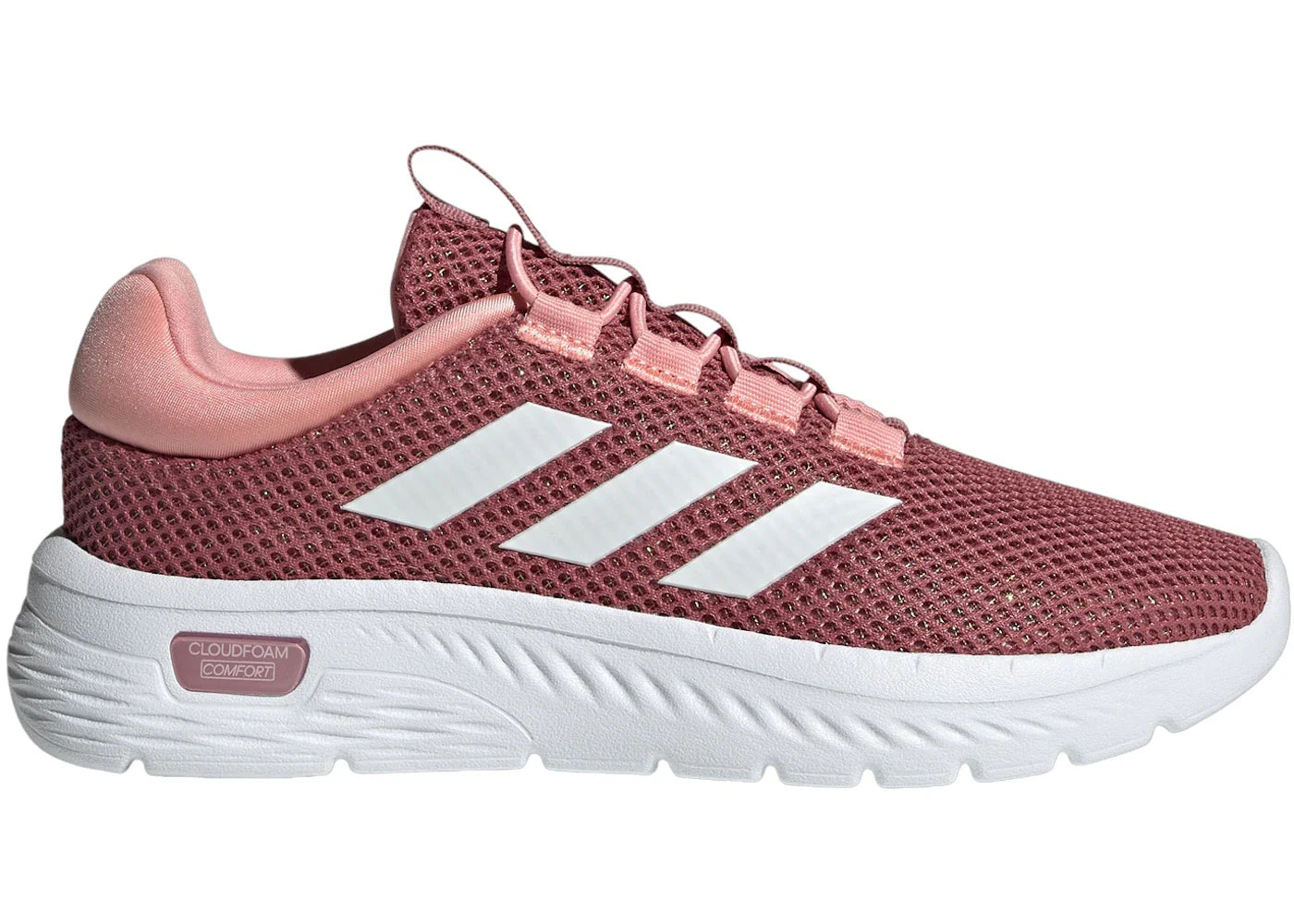 adidas Cloudfoam Comfy Preloved Crimson Cloud White Semi Pink Spark (Women's)
