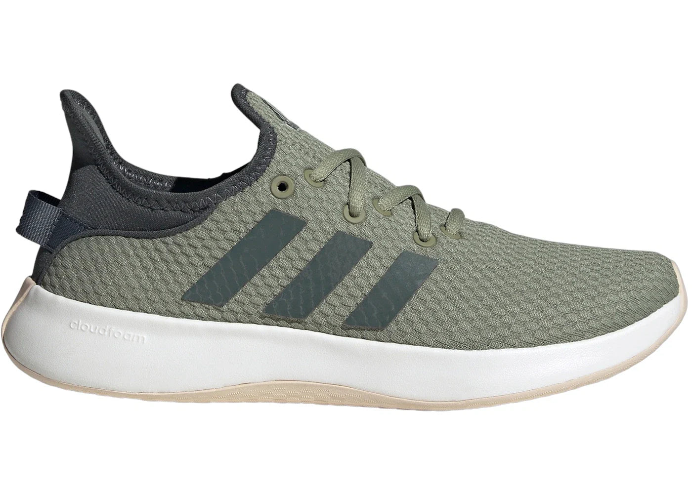 adidas Cloudfoam Pure Tent Green Legend Ivy Wonder White (Women's)