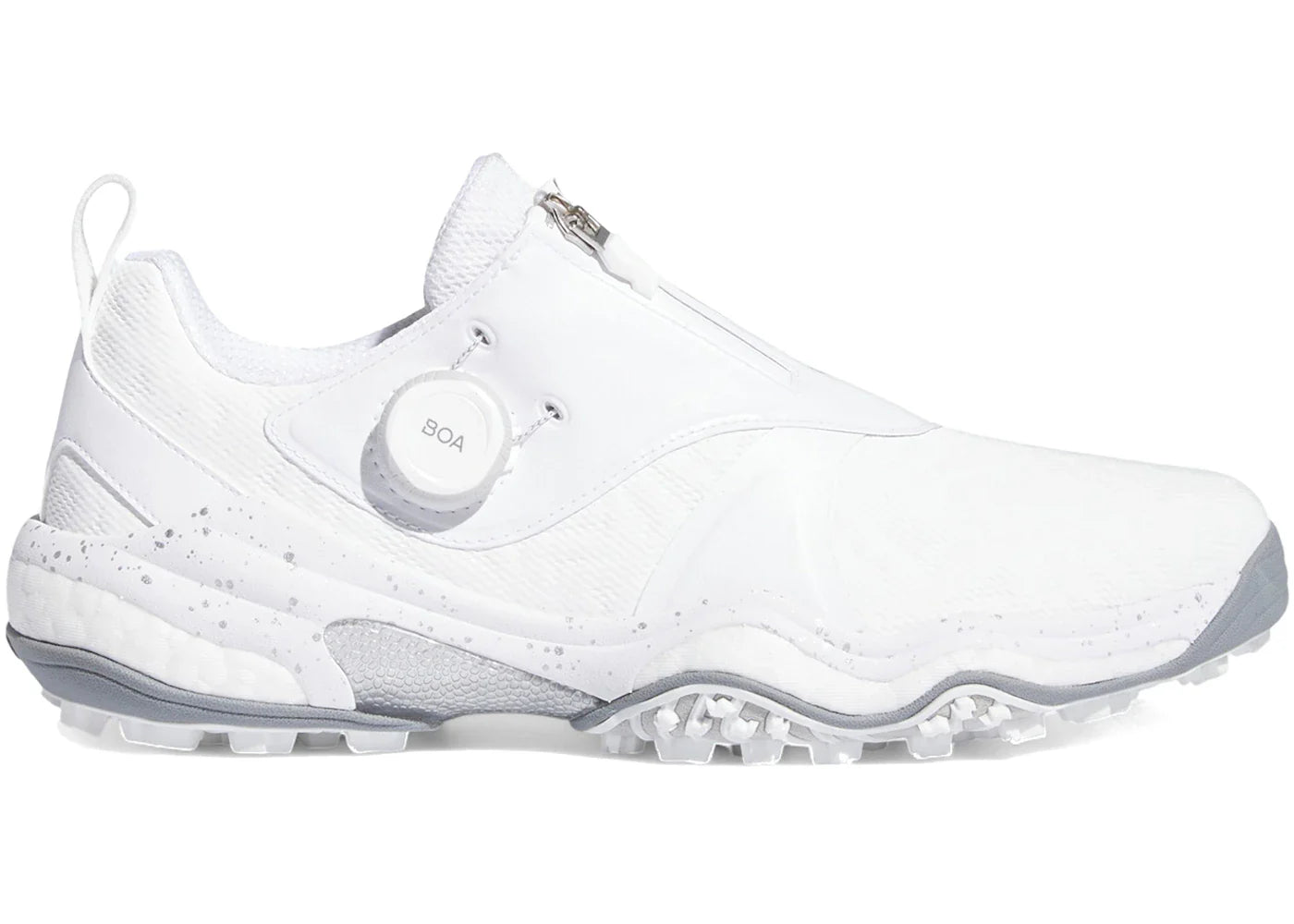 adidas Codechaos BOA 25 Golf Cloud White Silver Metallic Grey Two