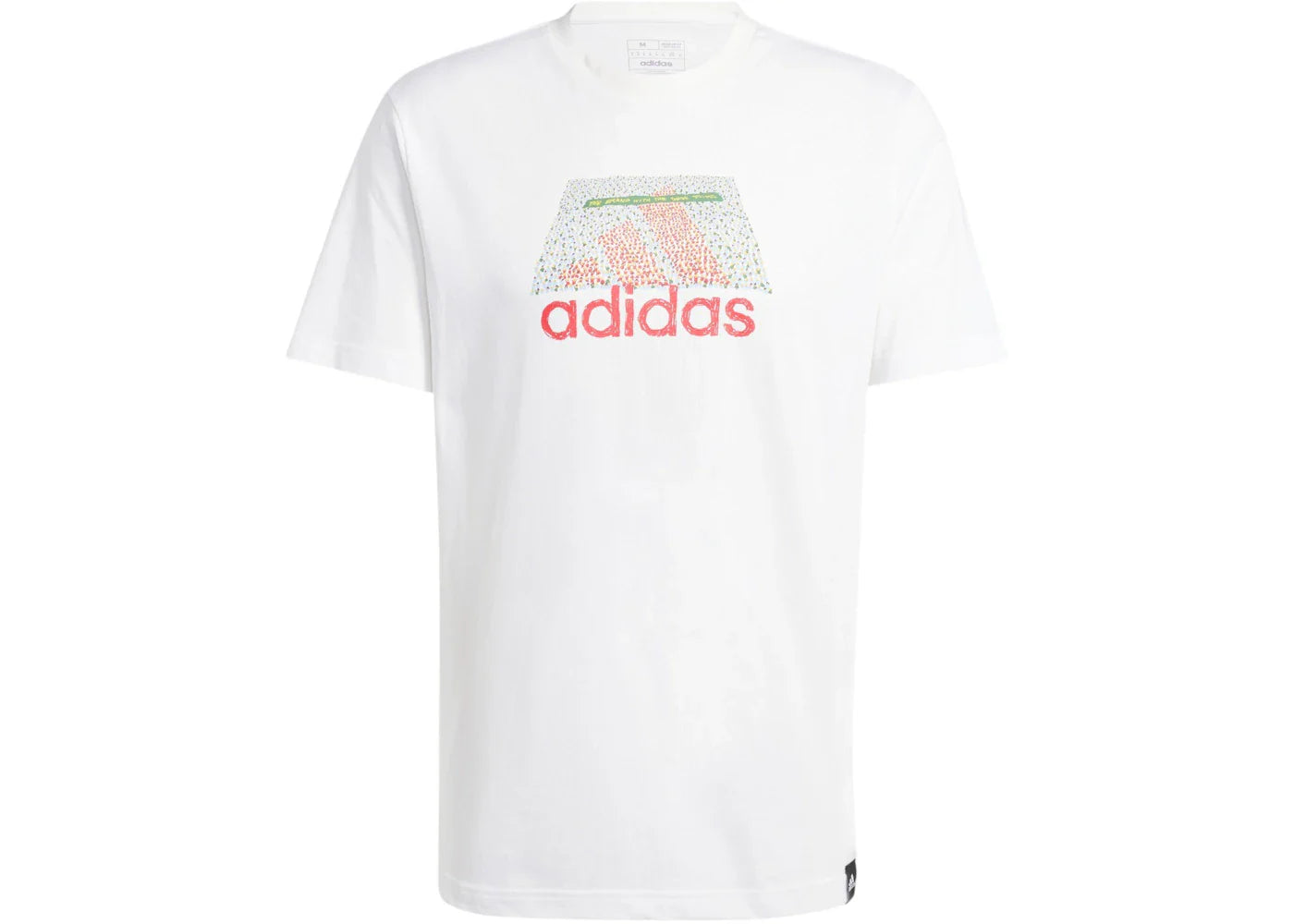 adidas Codes Badge Of Graphic T-Shirt White