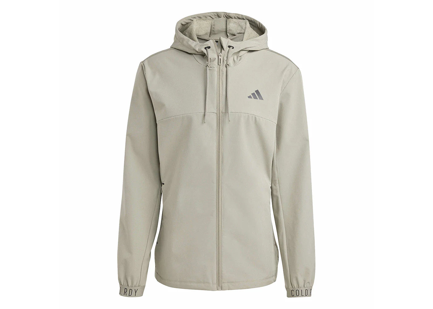 adidas Cold.Rdy Full-Zip Workout Hoodie Silver Pebble