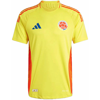 adidas Colombia 2024 Home Authentic Jersey Impact Yellow