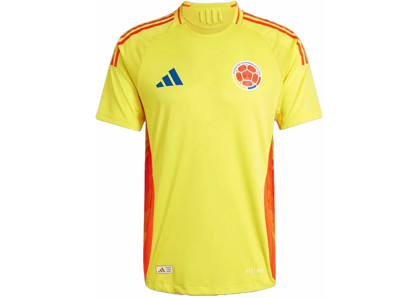 adidas Colombia 2024 Home Authentic Jersey Impact Yellow