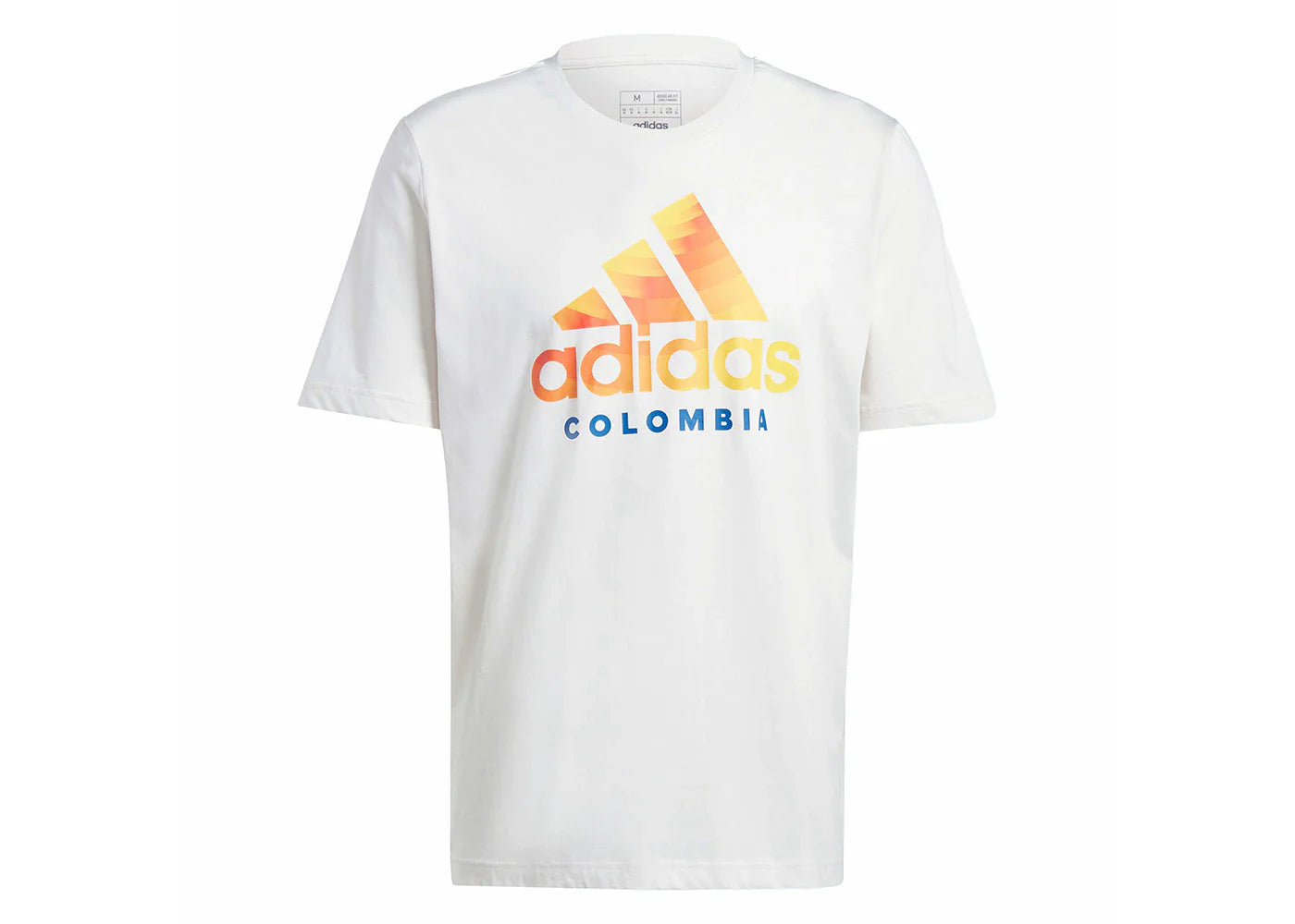 adidas Colombia DNA Graphic Tee Cloud White