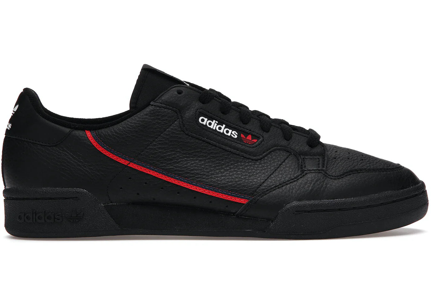 adidas Continental 80 Black Scarlet Red