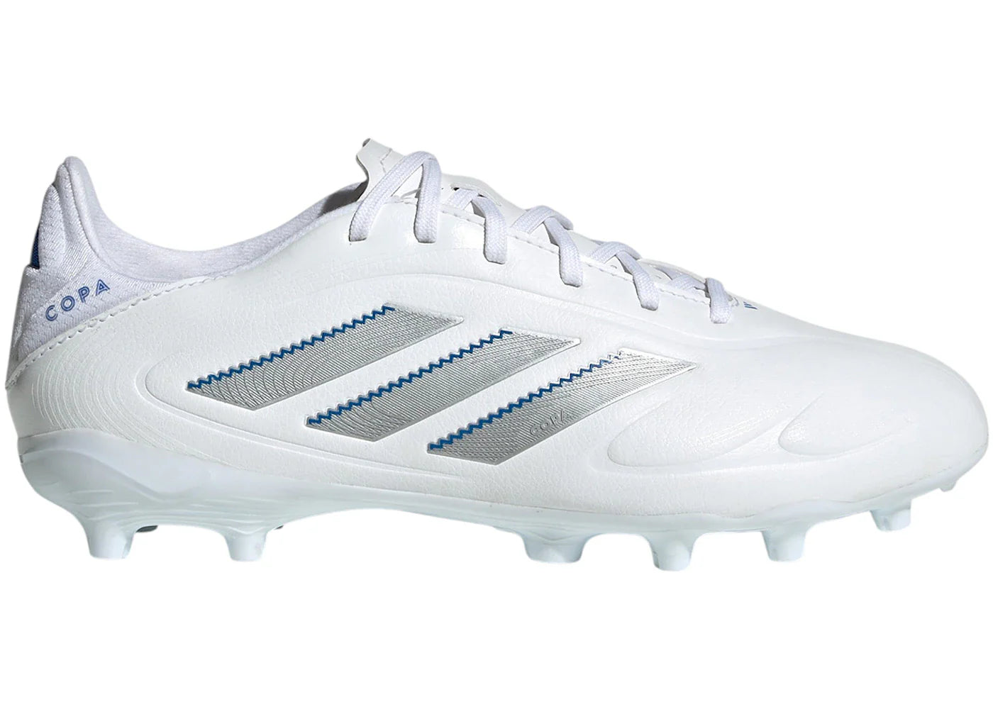 adidas Copa Pure 3 League FG/MG Cloud White Silver Metallic Bright Royal (GS)
