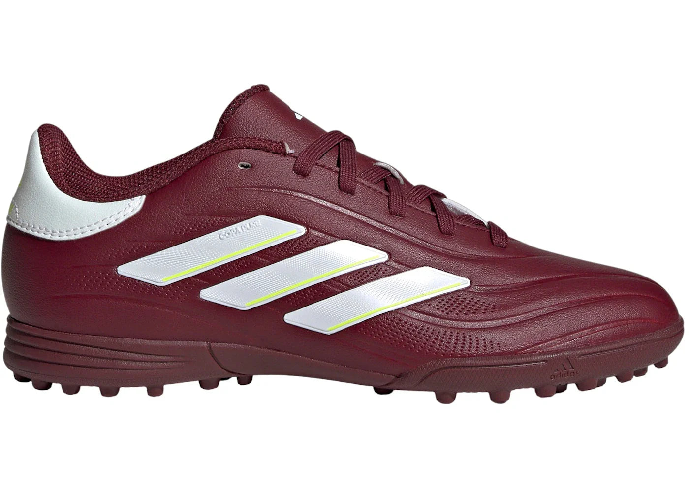 adidas Copa Pure II League Turf Shadow Red Cloud White Team Solar Yellow (GS)