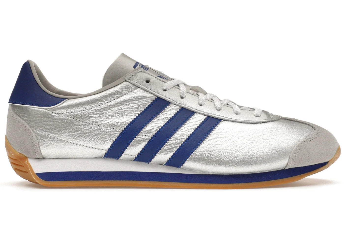 adidas Country OG Matte Silver Bright Blue Cloud White