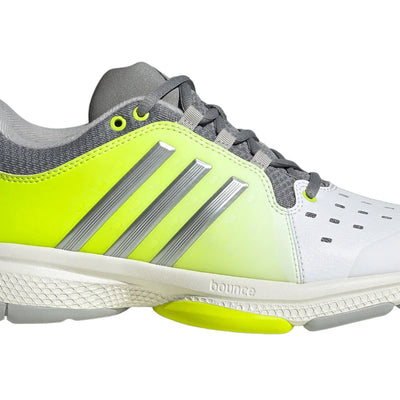 adidas Court Pickleball Cloud White Silver Metallic Lucid Lemon (Women's)