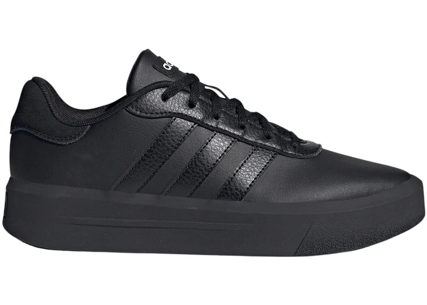 adidas Court Platform Core Black Cloud White (Women's)