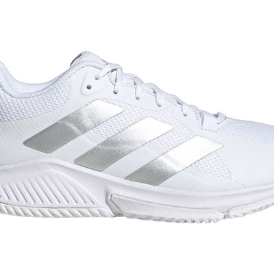 adidas Court Team Bounce 2.0 Cloud White Silver Metallic Grey (Women's)