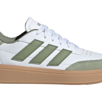 adidas Courtblock Cloud White Tent Green Gum (GS)
