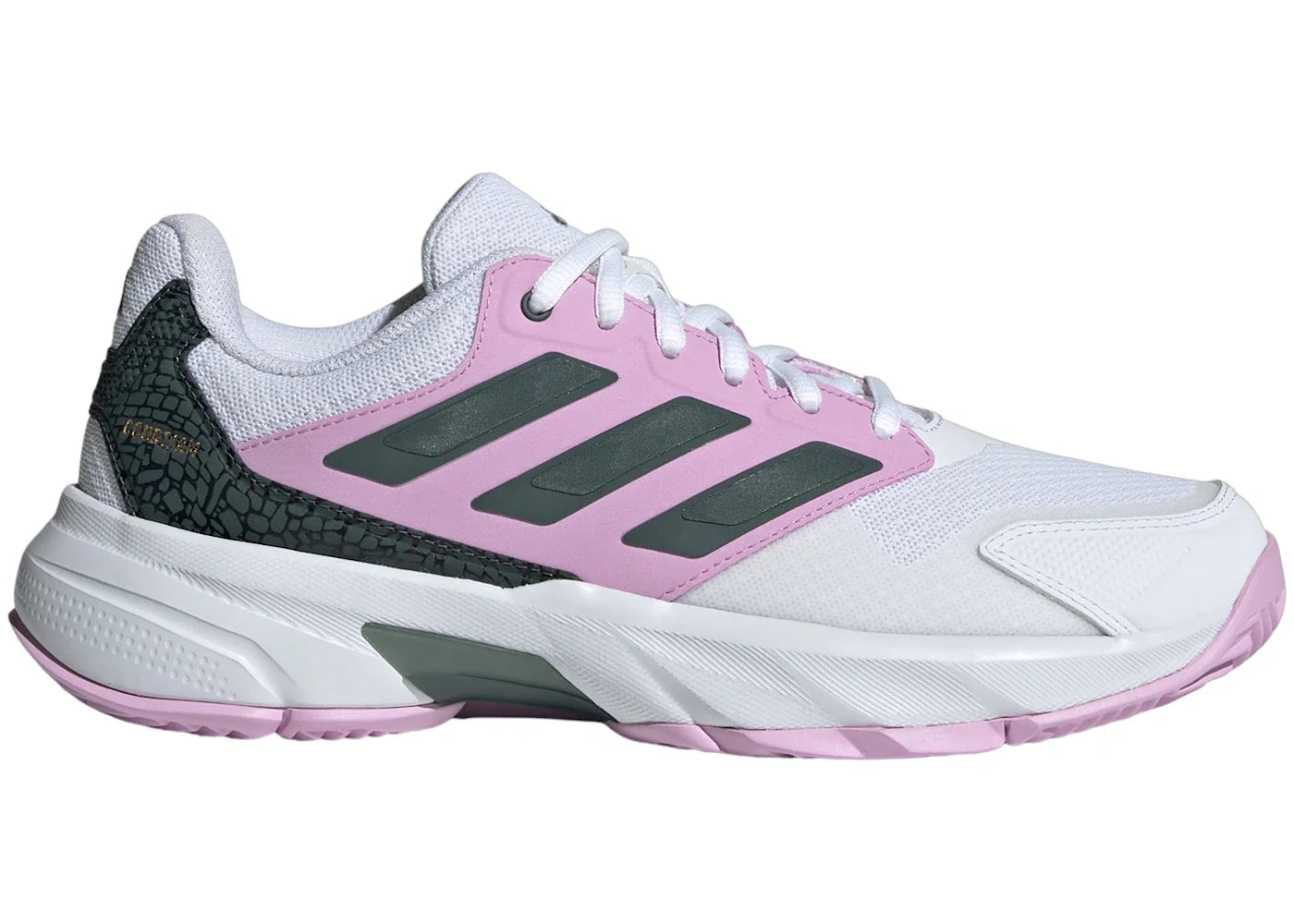 adidas Courtjam Control 3 Bronze Strata Legend Ink Bliss Lilac (Women's)