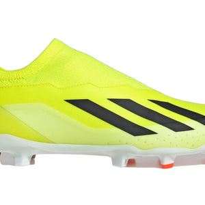 adidas Crazyfast League Laceless FG Team Solar Yellow Core Black Cloud White