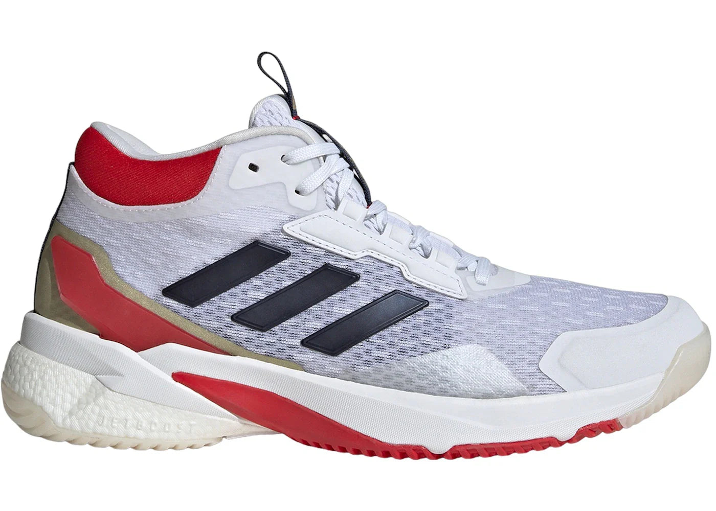 adidas Crazyflight 5 Indoor Cloud White Team Navy Blue Better Scarlet (Women's)