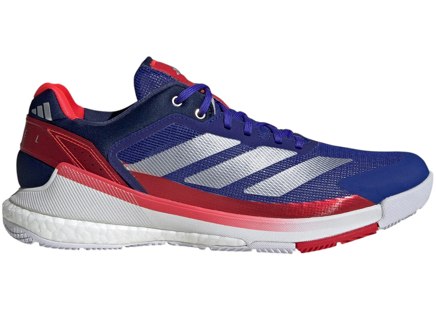 adidas Crazyquick Boost Padel Lucid Blue Silver Metallic Cloud White