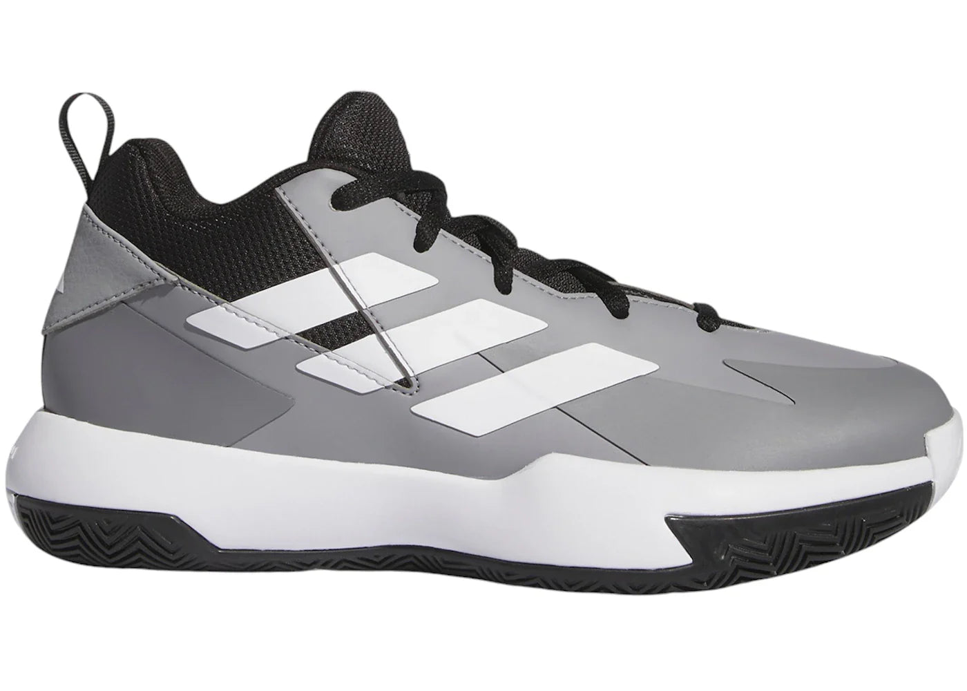 adidas Cross Em Up Select Mid Grey Three Cloud White Core Black (GS)