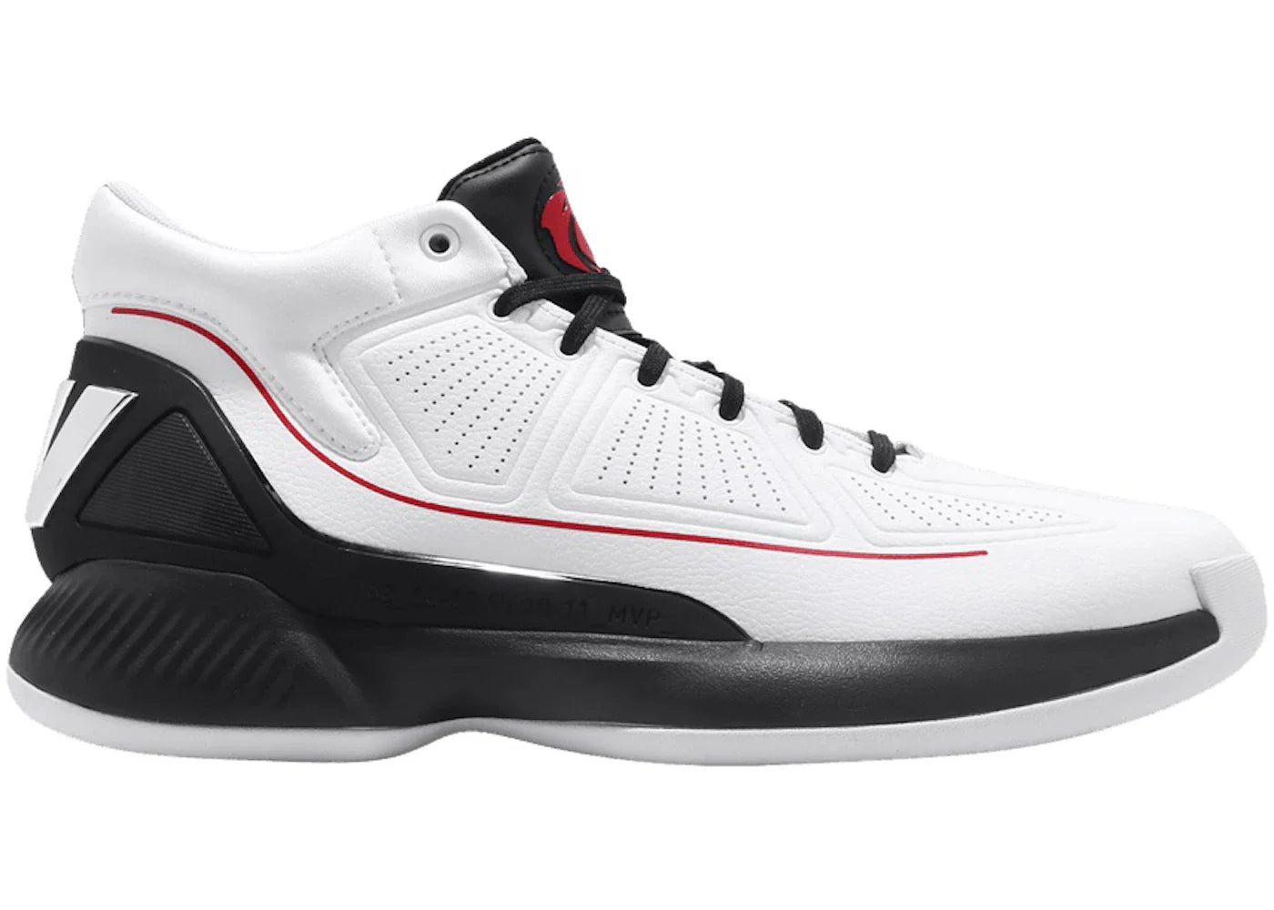 adidas D Rose 10 White Black Red