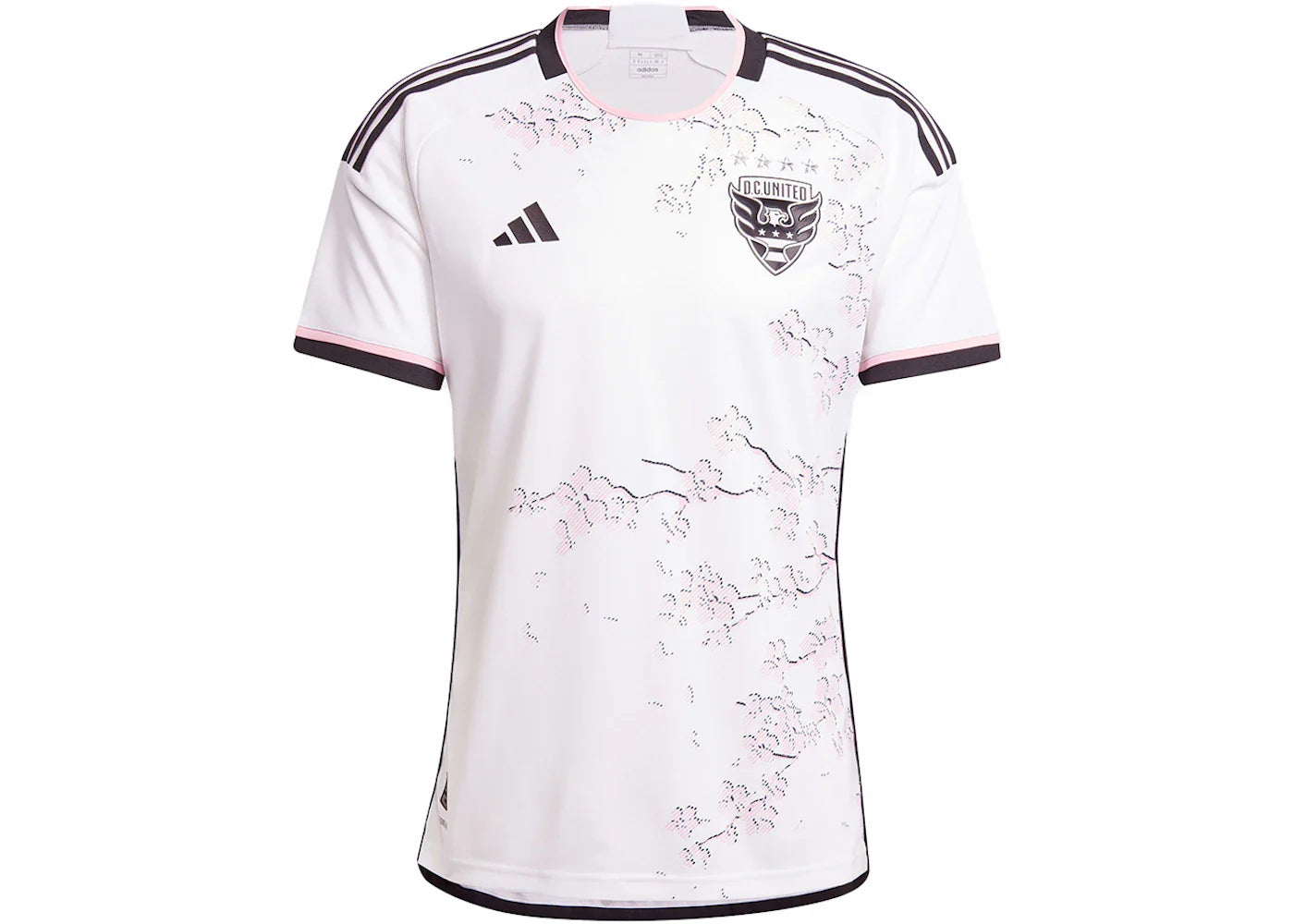 adidas D.C. United 23/24 Away Authentic Jersey White/Light Pink