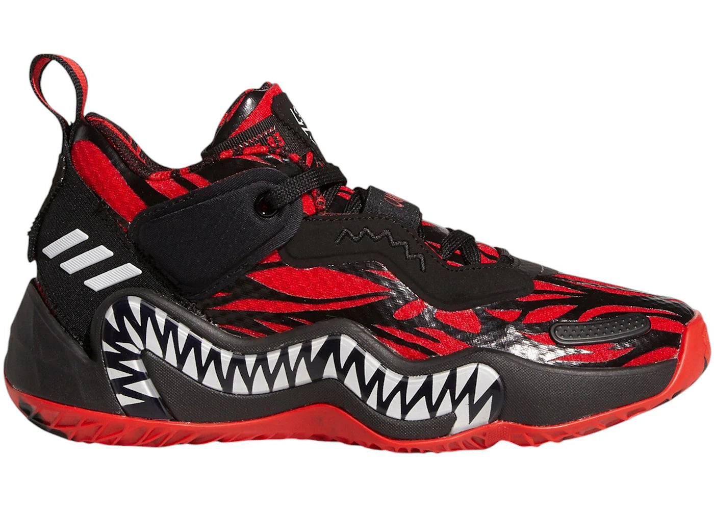 adidas D.O.N. Issue #3 Marvel Venom Carnage Black Vivid Red (GS)