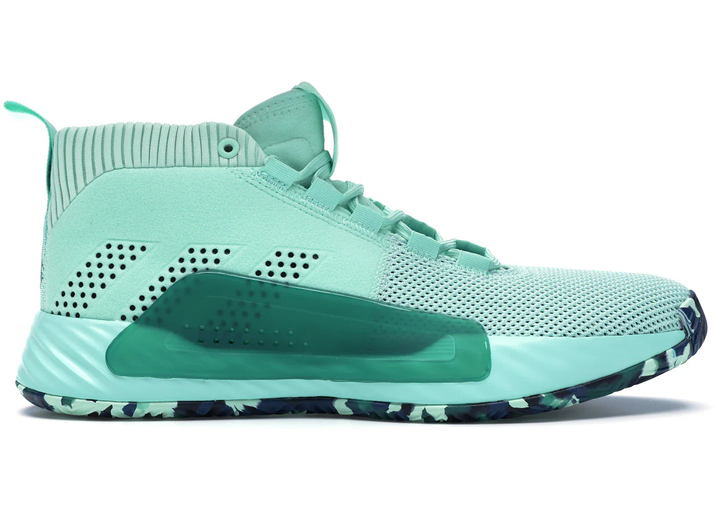 adidas Dame 5 Clear Mint Legend Marine