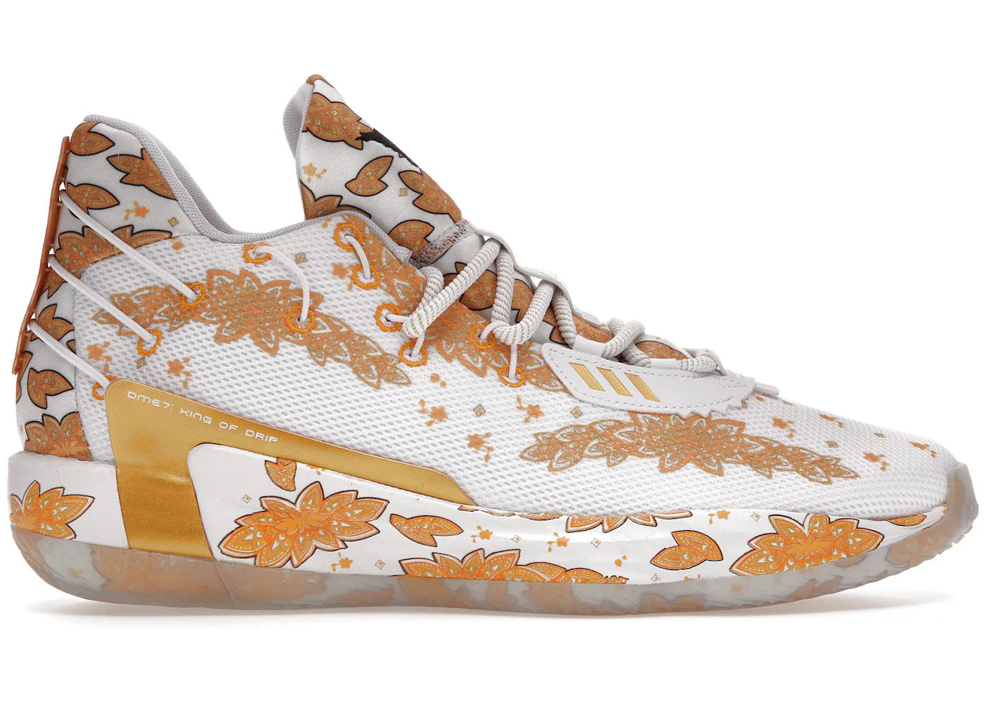adidas Dame 7 Ric Flair White