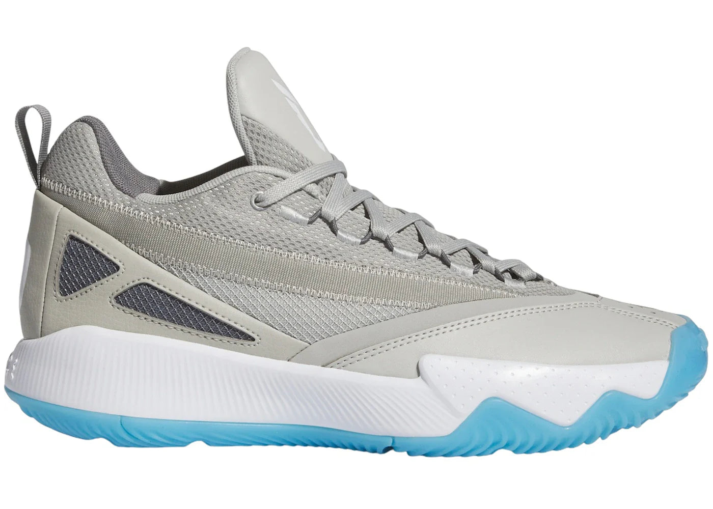 adidas Dame Certified 2 Low Metal Grey Cloud White Grey