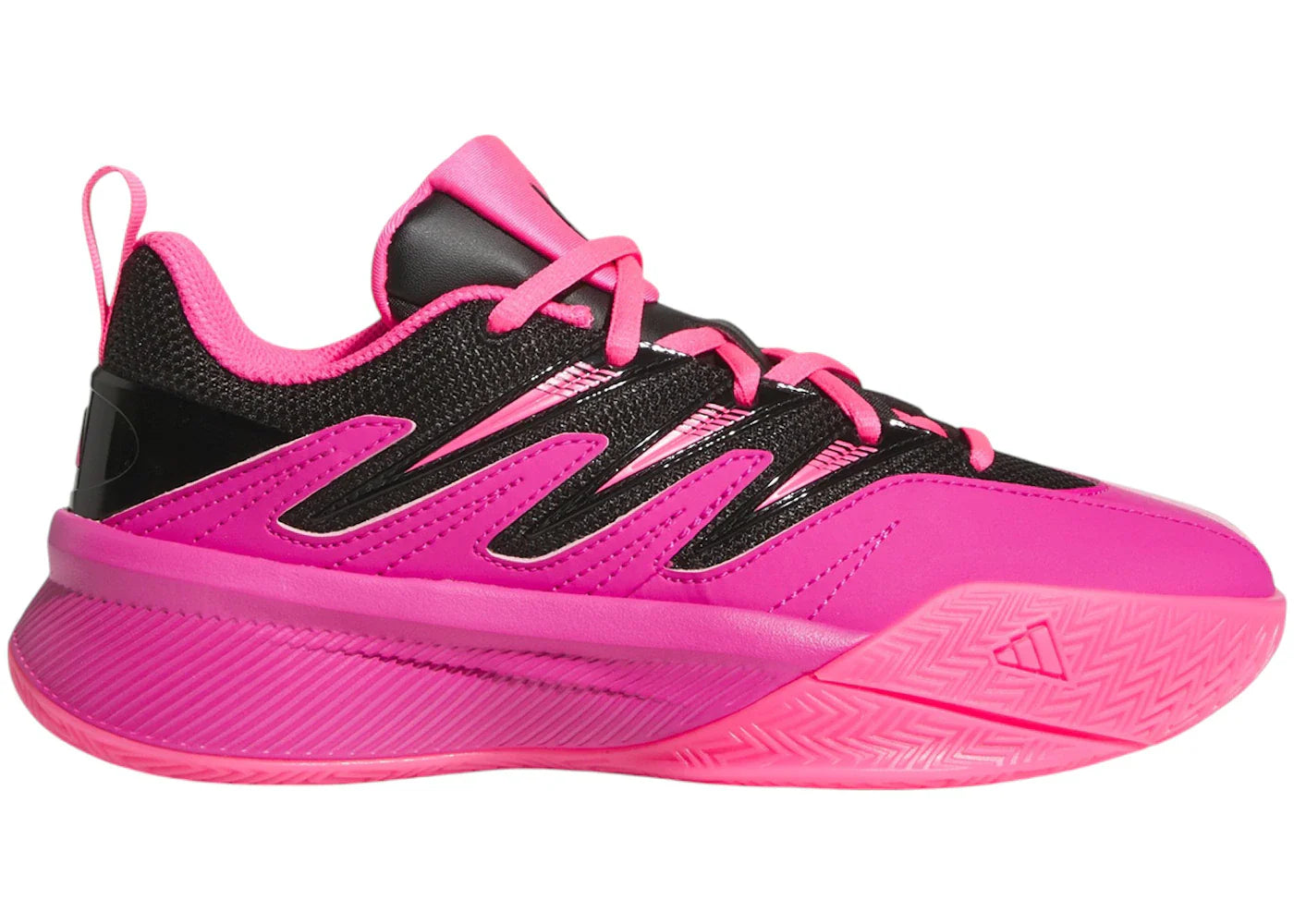 adidas Dame Certified 3 Lucid Fuchsia Core Black Lucid Pink (GS)