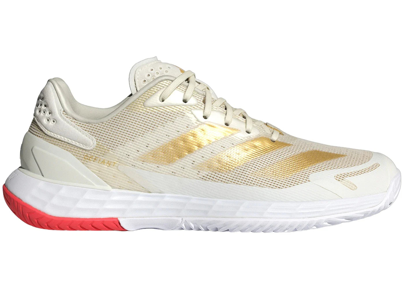 adidas Defiant Speed 2 Off White Gold Metallic Bright Red (Women's)