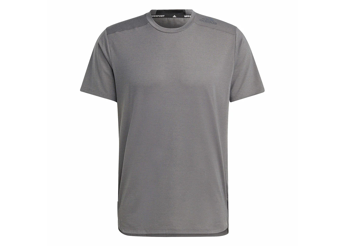 adidas Designed for Training Tee Grey Five