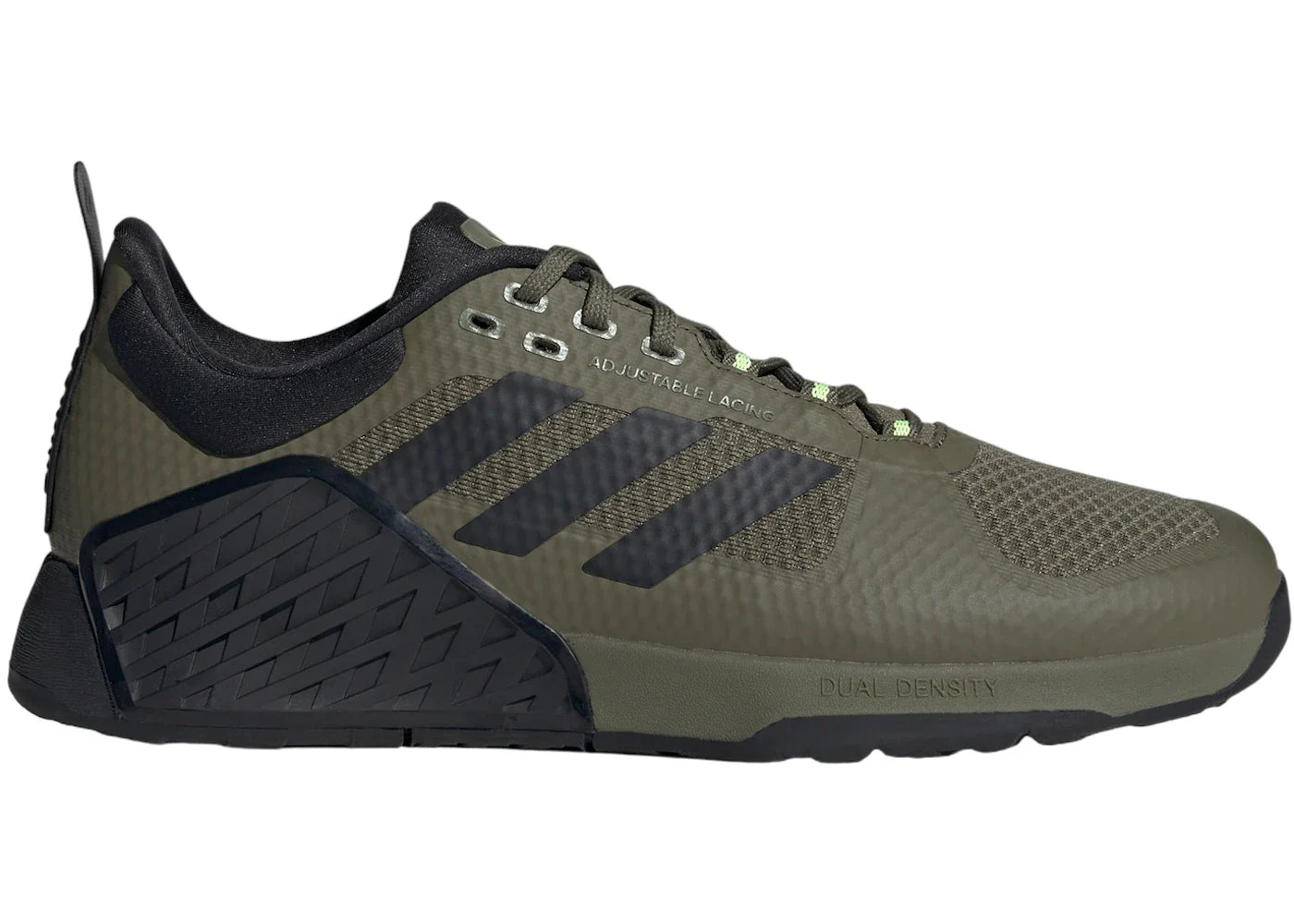 adidas Dropset 2 Olive Strata Core Black Lucid Lemon